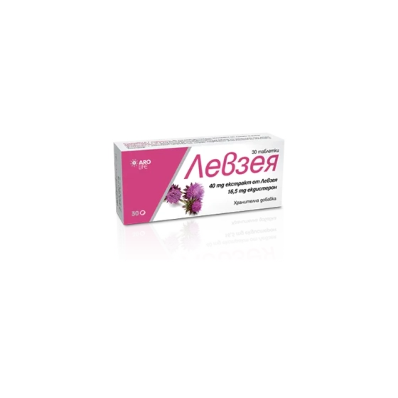 Левзея таблетки при умора, стрес, физическо и умствено напрежение х30 Arolife