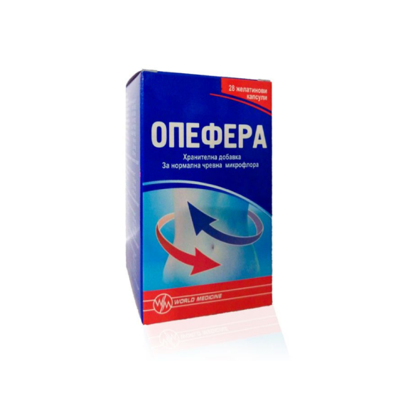 Опефера за нормална чревна микрофлора желатинови капсули х 28