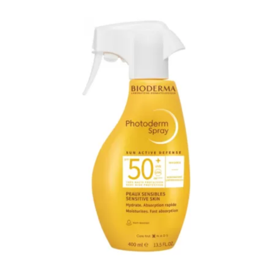 Bioderma Photoderm Слънцезащитен спрей SPF50+ 400 мл
