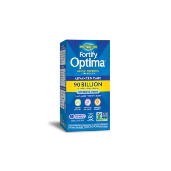 Fortify Optima Advanced Care пробиотик и пребиотици капсули за възрастни 50+ х30 Nature's Way